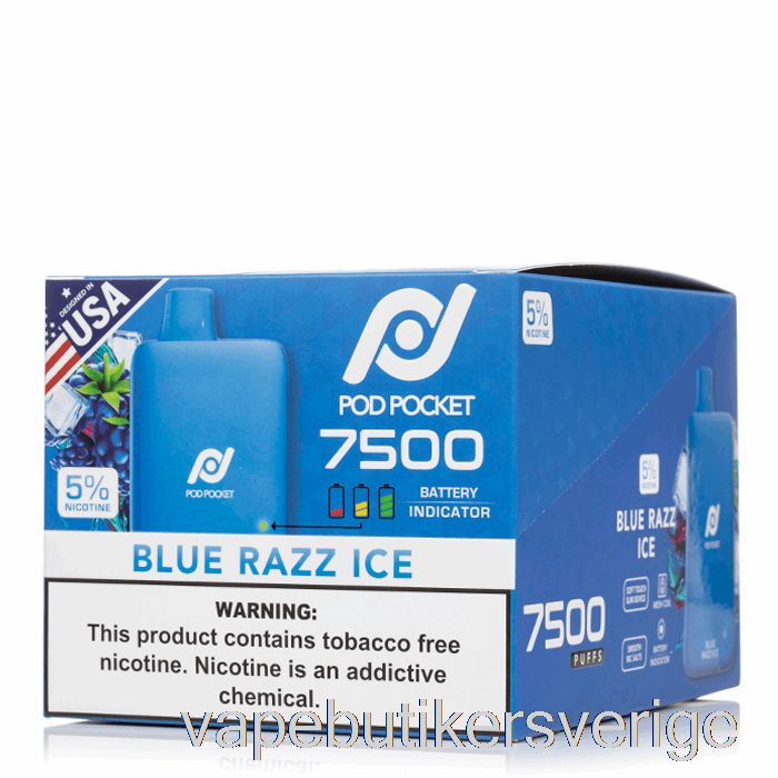 Vape Sverige [10-pack] Podficka 7500 Engångs